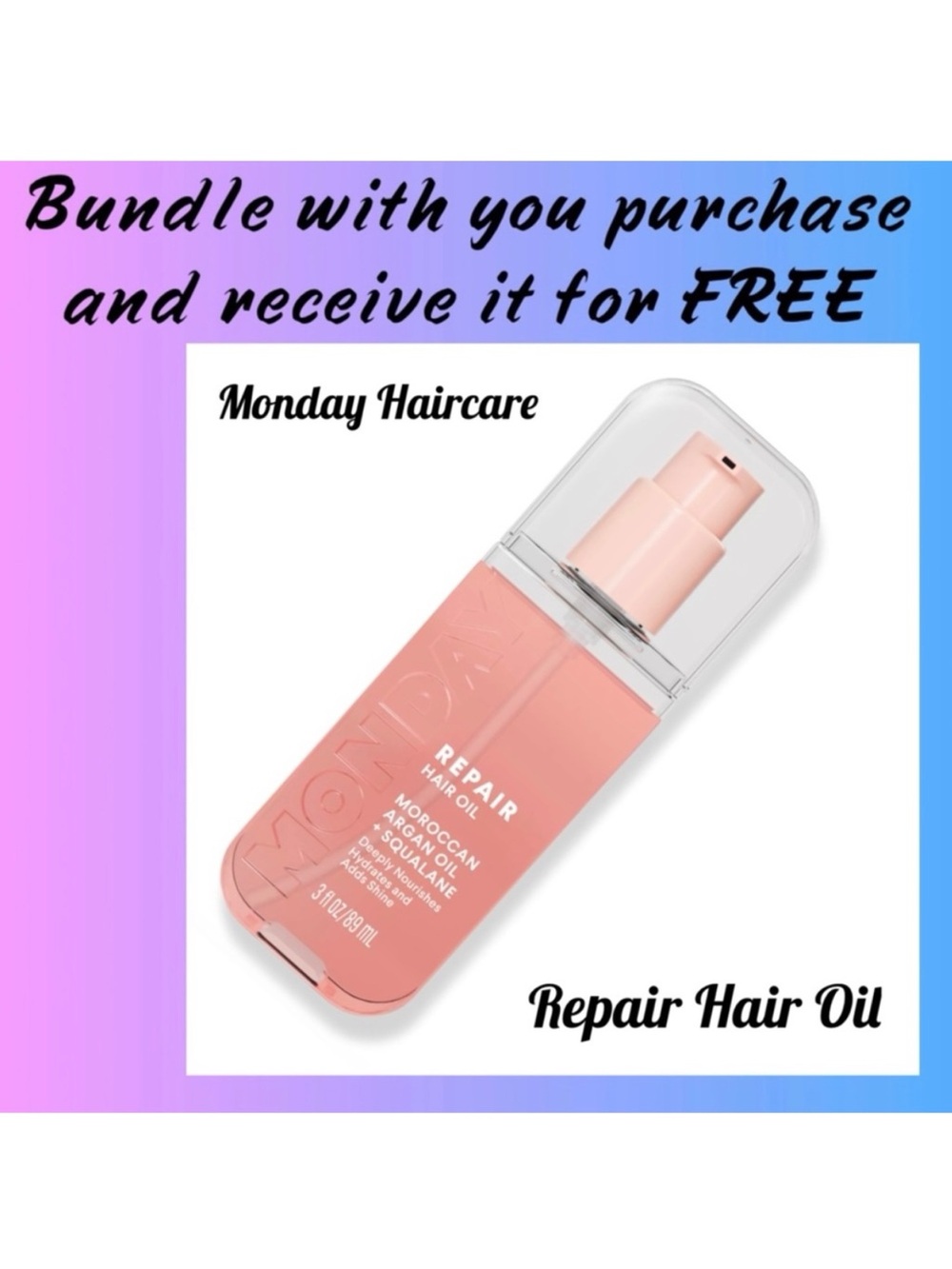Monday Haircare Repair Hair Oil